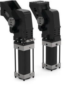 Регулируемые пневматические поворотные устройства  - серия RCM / RFM