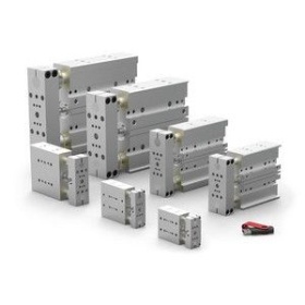 Internally powered, block thruster slides for short strokes - robohand dlt-b серии